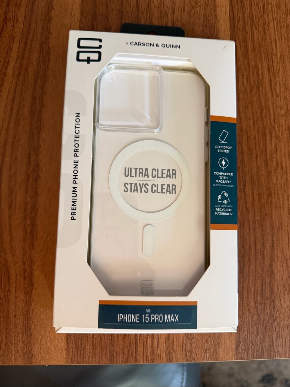 Ultra Clear iPhone 15 Pro Max Case - White